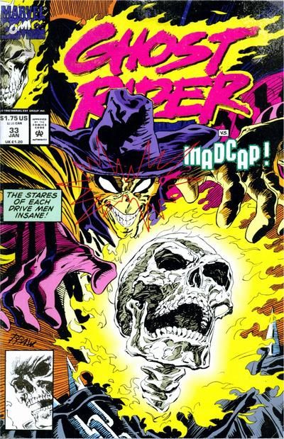 Ghost Rider, Vol. 2 What Does It Matter? |  Issue#33A | Year:1992 | Series: Ghost Rider | Pub: Marvel Comics |