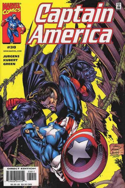 (Damaged Comic Readable/Acceptable Condtion)  Captain America, Vol. 3 Waste of Dreams |  Issue#30A | Year:2000 | Series: Captain America | Pub: Marvel Comics