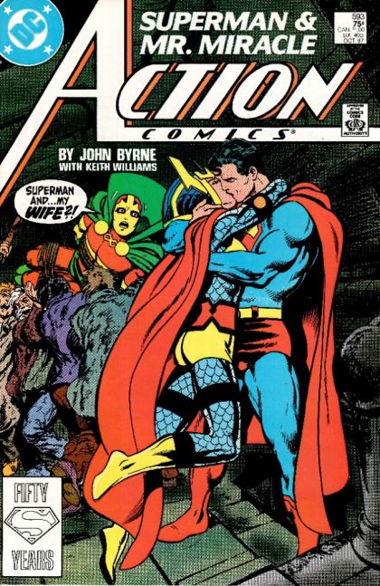 Action Comics, Vol. 1 The Suicide Snare |  Issue#593A | Year:1987 | Series:  | Pub: DC Comics | Direct Edition