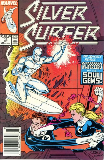 Silver Surfer, Vol. 3 Malice: A 'four' Thought |  Issue#16B | Year:1988 | Series: Silver Surfer | Pub: Marvel Comics