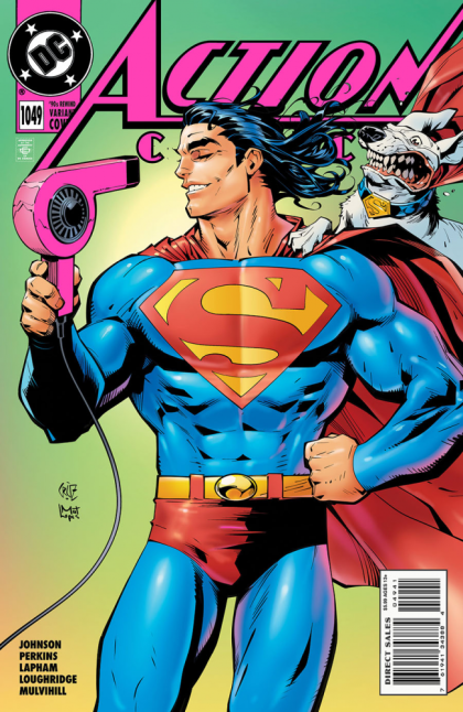 Action Comics, Vol. 3 Kal-El Returns, Chapter Five: The Fight Ahead; Red Moon, Part Three |  Issue#1049D | Year:2022 | Series: Superman | Pub: DC Comics | Roger Cruz 90s Rewind Variant