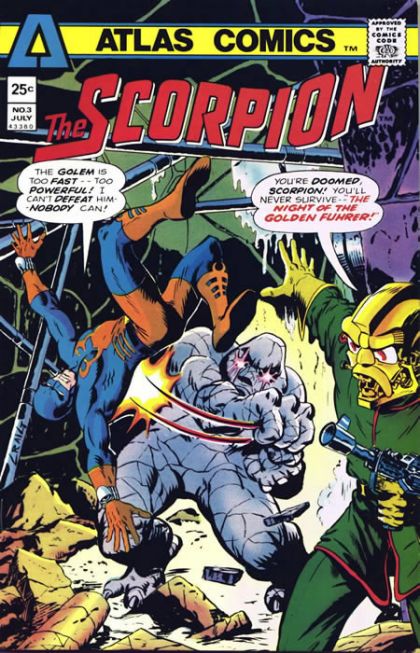 The Scorpion Night of the Golden Fuhrer |  Issue#3 | Year:1975 | Series:  | Pub: Atlas Comics (Seaboard)