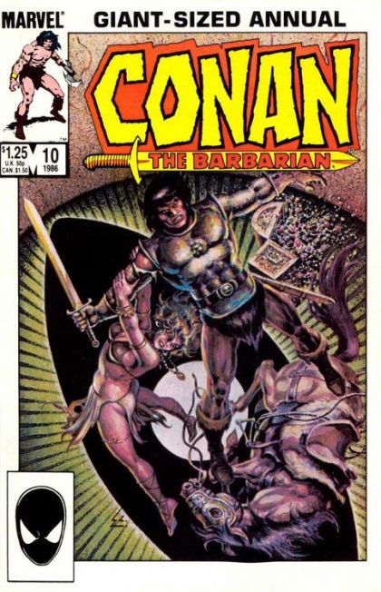 Conan the Barbarian Annual  |  Issue#10A | Year:1985 | Series: Conan | Pub: Marvel Comics | Direct Edition