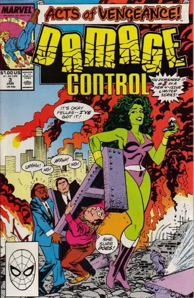 Damage Control, Vol. 2 Acts of Vengeance - If You Picket it'll Never Heal! |  Issue#3A | Year:1989 | Series: Damage Control |