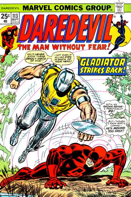 Daredevil, Vol. 1 When Strikes the Gladiator! |  Issue#113A | Year:1974 | Series: Daredevil | Pub: Marvel Comics