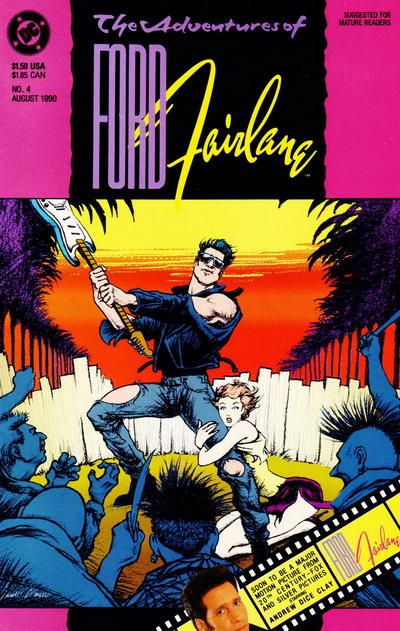 Adventures of Ford Fairlane While My Guitar Genty Warps |  Issue#4 | Year:1990 | Series:  |