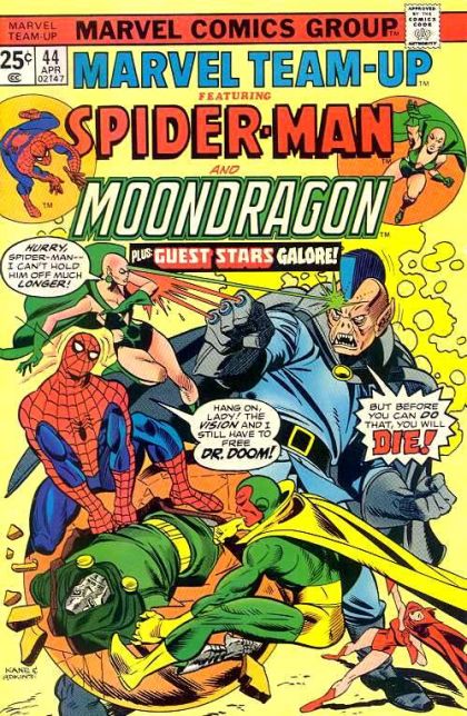 Marvel Team-Up, Vol. 1 Spider-Man and Moondragon: Death in the Year Before Yesterday! |  Issue