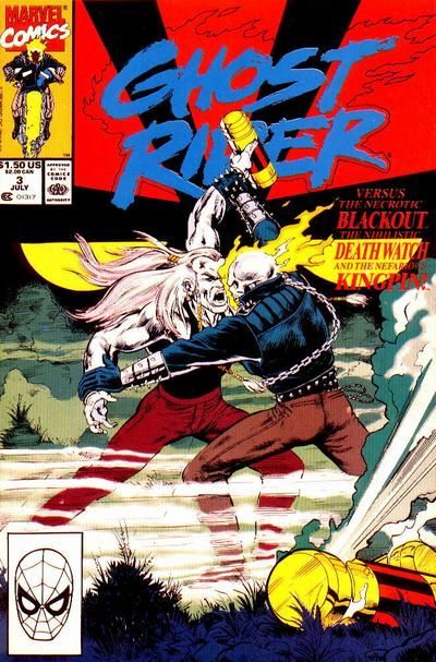 Ghost Rider, Vol. 2 Deathwatch |  Issue#3A | Year:1990 | Series: Ghost Rider | Pub: Marvel Comics