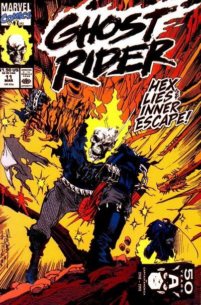 Ghost Rider, Vol. 2 Through A Nightmare Revealed |  Issue#11A | Year:1991 | Series: Ghost Rider |