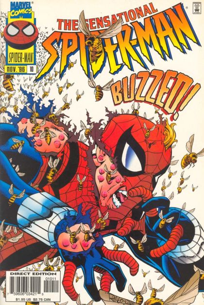 The Sensational Spider-Man, Vol. 1 Clone Saga - Global Swarming |  Issue#10A | Year:1996 | Series: Spider-Man | Pub: Marvel Comics | Direct Edition
