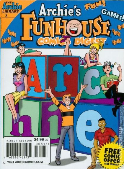 Archie's Funhouse Double Digest  |  Issue#8 | Year:2014 | Series: Double Digest | Pub: Archie Comic Publications