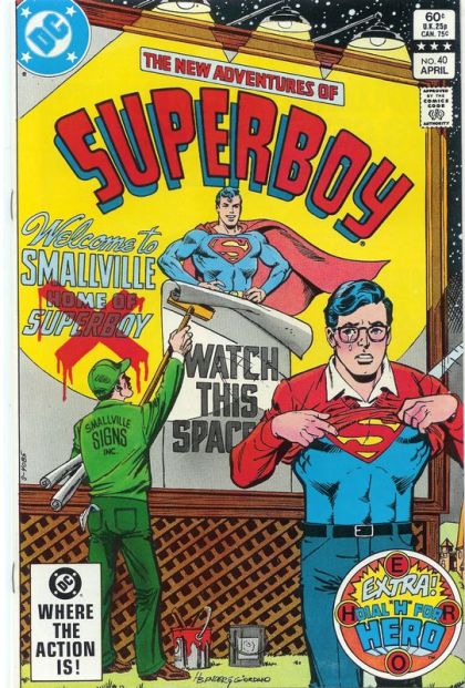 The New Adventures of Superboy Superboy No More / The Coil's Car-Napping Caper |  Issue#40A | Year:1983 | Series: Superman | Pub: DC Comics |