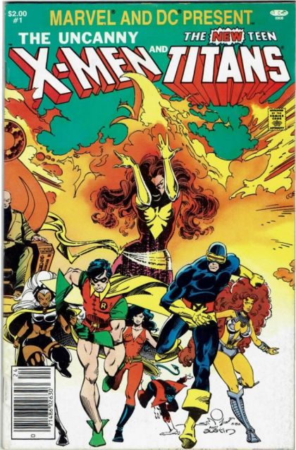 The Uncanny X-Men and the New Teen Titans Apokolips … Now |  Issue#1B | Year:1982 | Series: X-Men | Pub: DC Comics and Marvel Comics