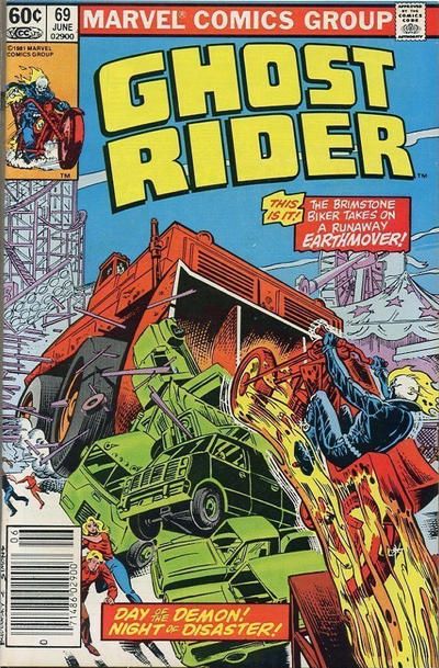 Ghost Rider, Vol. 1 Personal Demons |  Issue#69B | Year:1982 | Series: Ghost Rider | Pub: Marvel Comics | Newsstand Edition