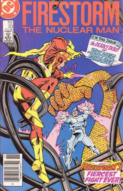 Firestorm, the Nuclear Man, Vol. 2 (1982-1990) Shades In Silver |  Issue#53B | Year:1986 | Series: Firestorm |