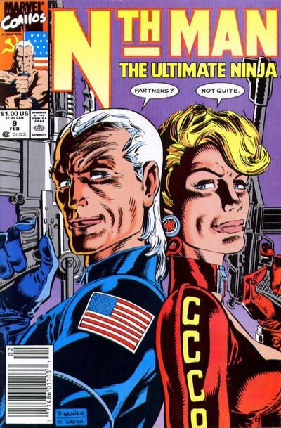 Nth Man Level 1, Extra Lives, 0 |  Issue#9B | Year:1990 | Series:  | Pub: Marvel Comics
