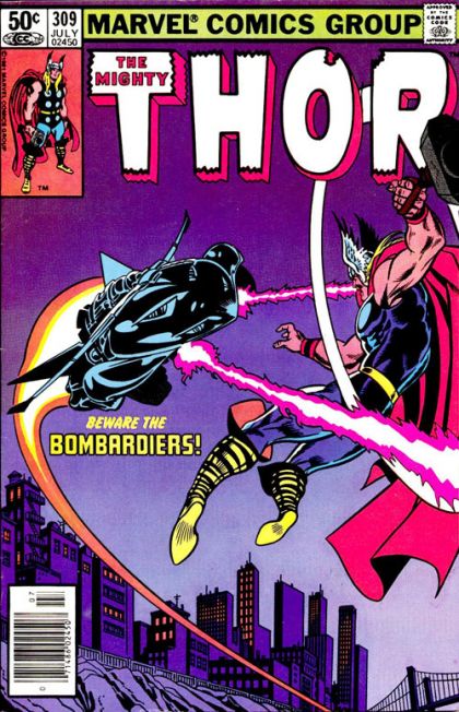 Thor, Vol. 1 Beware the Bombardiers |  Issue#309B | Year:1981 | Series: Thor | Pub: Marvel Comics