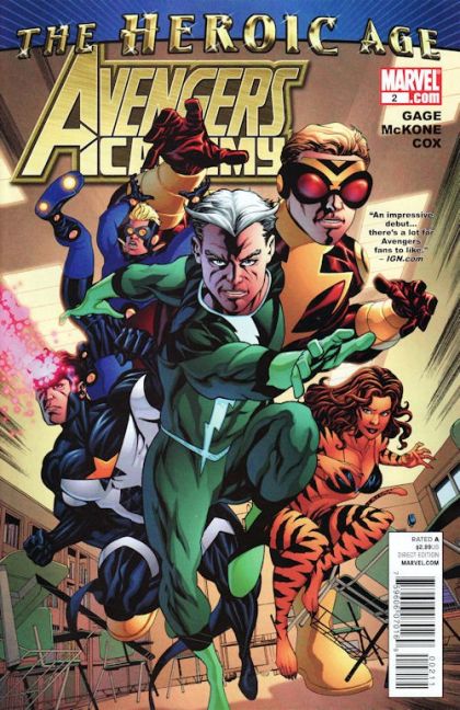 Avengers Academy The Heroic Age - Part 2: Gifted & Talented |  Issue#2A | Year:2010 | Series: Avengers | Pub: Marvel Comics