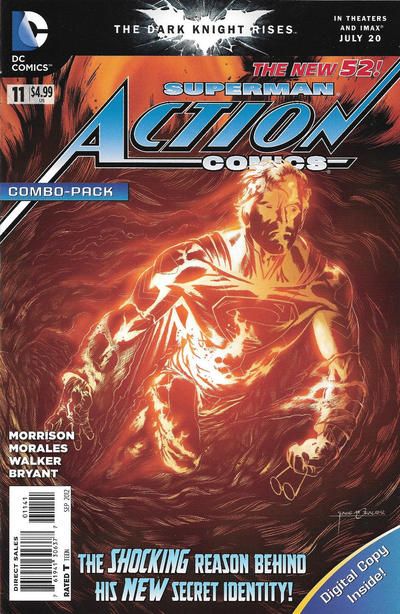 Action Comics, Vol. 2 Superman's New Secret Identity / Clothes Encounter |  Issue#11D | Year:2012 | Series: Superman | Rags Morales Combo Pack Variant