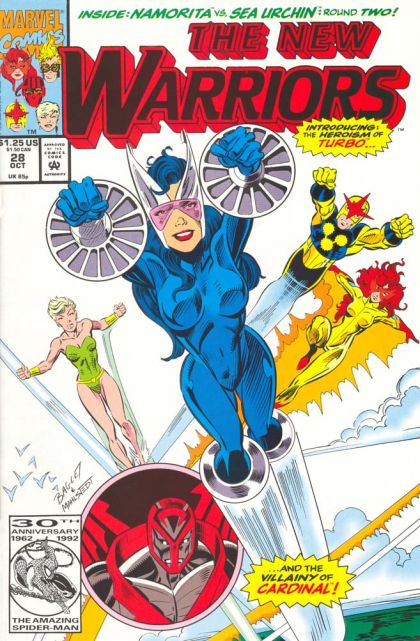 The New Warriors, Vol. 1 Heavy Turbulance |  Issue#28A | Year:1992 | Series: New Warriors |