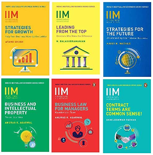 Set of 6 IIMA Business Books : Understanding Business by Books, IIMA Exclusive: Reaching the Top IIMA Business | Set of  6 Books