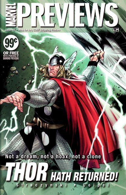 Marvel Previews, Vol. 1 Thor Hath Returned! |  Issue#45 | Year:2007 | Series: Marvel Previews | Pub: Marvel Comics