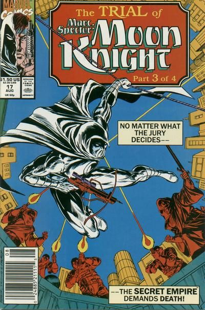 Marc Spector: Moon Knight The Trial of Marc Spector, Part 3: Secrets |  Issue#17 | Year:1990 | Series: Moon Knight |