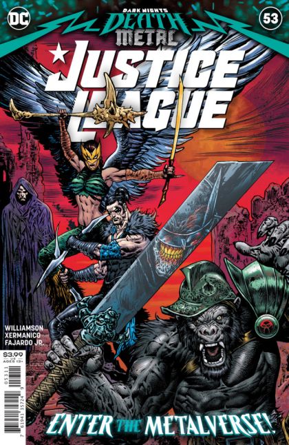 Justice League, Vol. 3 Doom Metal, Part 1 |  Issue#53A | Year:2020 | Series: Justice League | Pub: DC Comics | Liam Sharp Regular