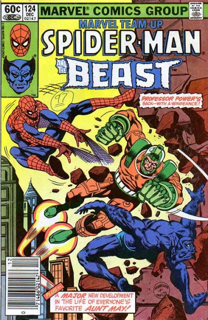 Marvel Team-Up, Vol. 1 Spider-Man and the Beast: The Ties That Bind |  Issue#124B | Year:1982 | Series: Marvel Team-Up | Pub: Marvel Comics