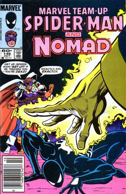 Marvel Team-Up, Vol. 1 Spider-Man and Nomad: Hero Worship! |  Issue#146B | Year:1984 | Series: Marvel Team-Up | Pub: Marvel Comics