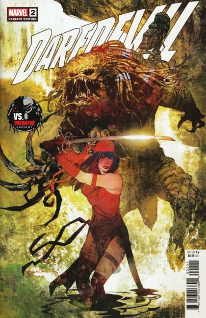 Daredevil, Vol. 7 The Red Fist Saga, Part 2 / The Hand / Mini Marvels |  Issue#2D | Year:2022 | Series:  | Pub: Marvel Comics | Bill Sienkiewicz Predator Variant