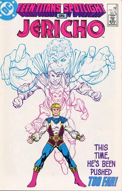 Teen Titans Spotlight Jericho, Inside Threat |  Issue#5A | Year:1986 | Series: Teen Titans | Pub: DC Comics