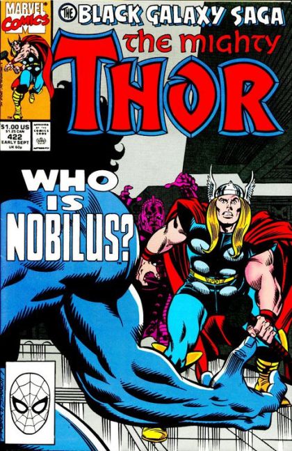 Thor, Vol. 1 The Black Galaxy Saga, Part 4: … Then What Are Gods?!; Tales of Asgard: The Secret of the Endless Circle!! |  Issue#422A | Year:1990 | Series: Thor | Pub: Marvel Comics