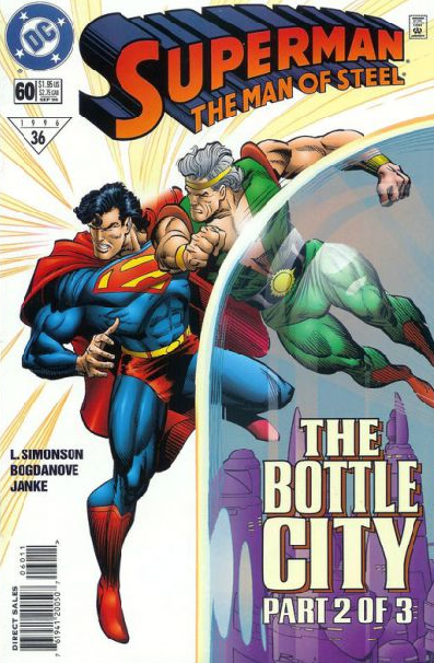 Superman: The Man of Steel The Bottle City - Shattered Lives |  Issue#60A | Year:1996 | Series: Superman | Pub: DC Comics
