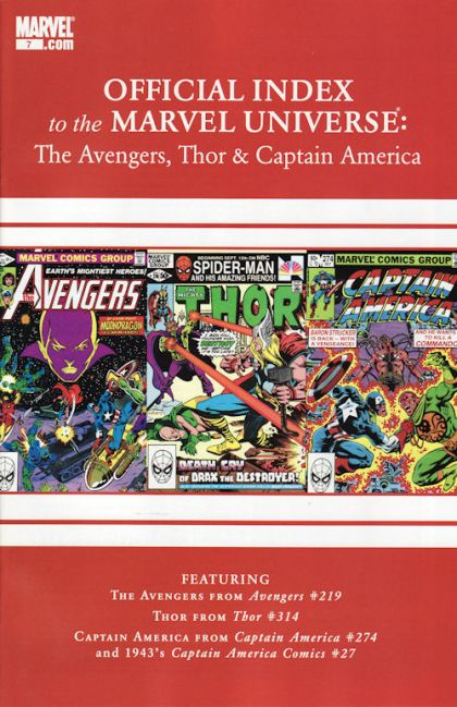 Avengers, Thor & Captain America: Official Index to the Marvel Universe  |  Issue#7 | Year:2010 | Series:  | Pub: Marvel Comics