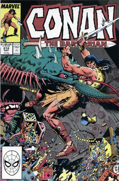 Conan the Barbarian, Vol. 1 The Warrior's Way |  Issue#212A | Year:1988 | Series: Conan |