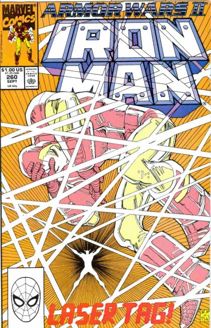 Iron Man, Vol. 1 Armor Wars II, Put Them All Together They Spell Laser |  Issue#260A | Year:1990 | Series: Iron Man | Pub: Marvel Comics |