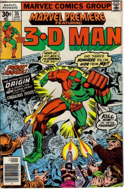 Marvel Premiere The 3-D Man |  Issue#35 | Year:1977 | Series:  | Pub: Marvel Comics