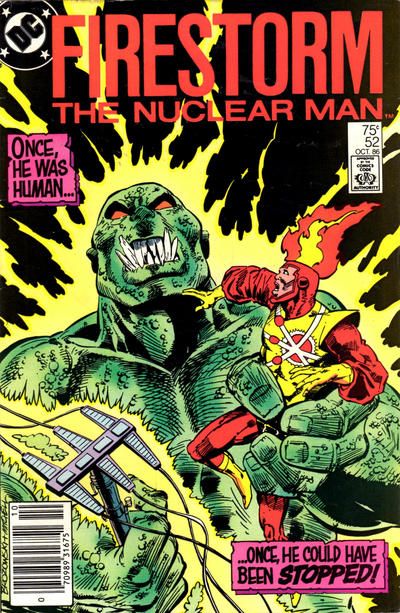 Firestorm, the Nuclear Man, Vol. 2 (1982-1990) A Giant There Was |  Issue#52B | Year:1986 | Series: Firestorm | Newsstand Edition