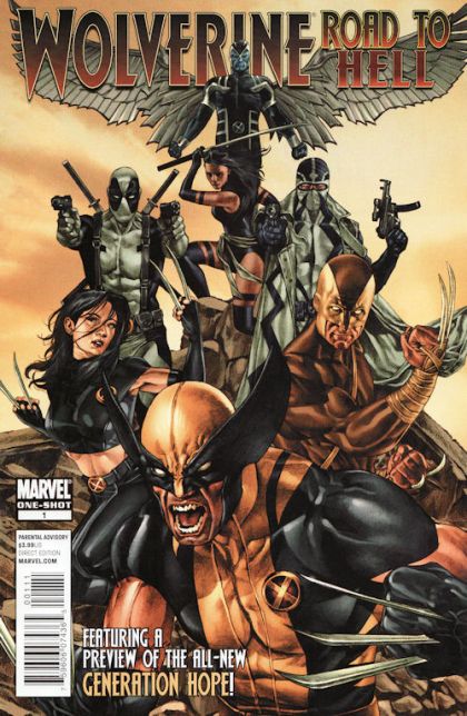 Wolverine: The Road to Hell Wolverine Goes To Hell - Falling / Brace for Impact / The First Day of the Rest of Your Life |  Issue#1A | Year:2010 | Series: Wolverine |