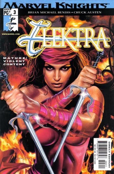 Elektra, Vol. 2 Ninja Time |  Issue#3A | Year:2001 | Series: Elektra | Pub: Marvel Comics
