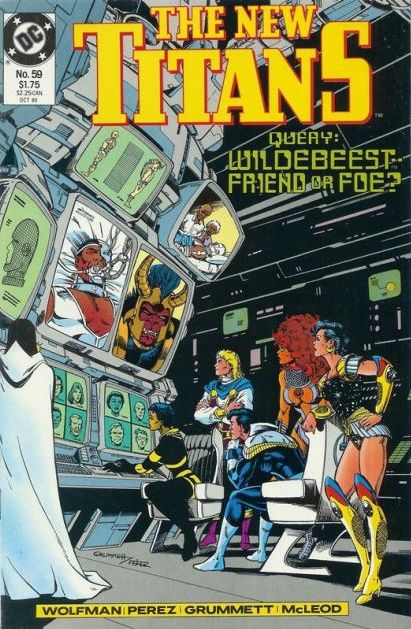 The New Titans Beest Of Burden |  Issue#59 | Year:1989 | Series: Teen Titans | Pub: DC Comics | First Printing