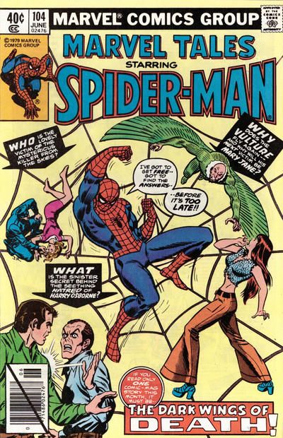 Marvel Tales, Vol. 2 The Dark Wings of Death |  Issue#104A | Year:1979 | Series: Spider-Man | Pub: Marvel Comics |