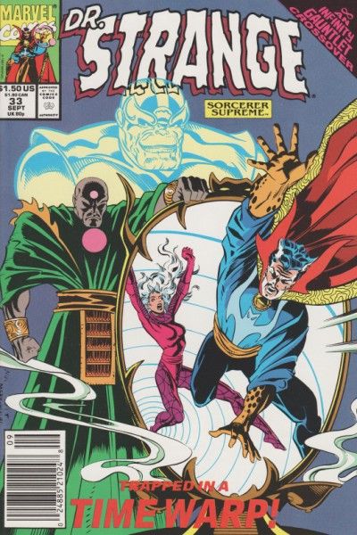 Doctor Strange: Sorcerer Supreme, Vol. 1 Infinity Gauntlet - The Alexandria Quatrain |  Issue#33 | Year:1991 | Series: Doctor Strange | Pub: Marvel Comics |