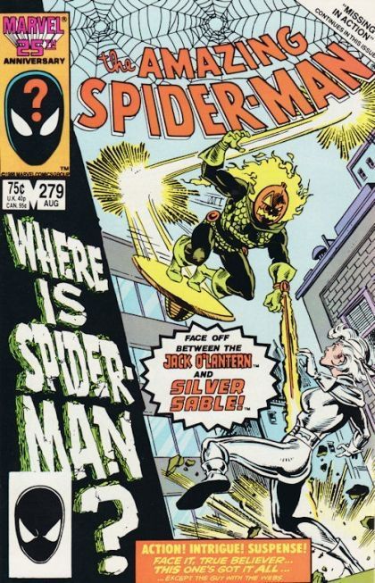 The Amazing Spider-Man, Vol. 1 Missing in Action - Savage Is the Sable! |  Issue#279A | Year:1986 | Series: Spider-Man |