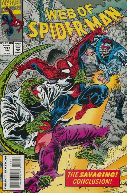 Web of Spider-Man, Vol. 1 The Savaging, Part 2: Scales of Justice |  Issue#111A | Year:1994 | Series: Spider-Man |