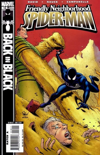 Friendly Neighborhood Spider-Man, Vol. 1 Back In Black - Sandblasted, Part 2 |  Issue#18A | Year:2007 | Series: Spider-Man | Pub: Marvel Comics