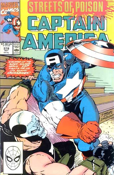 Captain America, Vol. 1 Streets Of Poison, Grand Stand Play |  Issue#378A | Year:1990 | Series: Captain America | Pub: Marvel Comics |