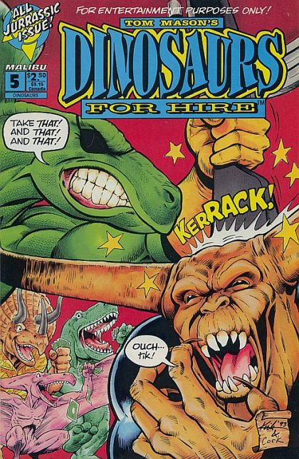 Dinosaurs For Hire, Vol. 2 Five Down |  Issue#5 | Year:1993 | Series:  | Pub: Malibu Comics |