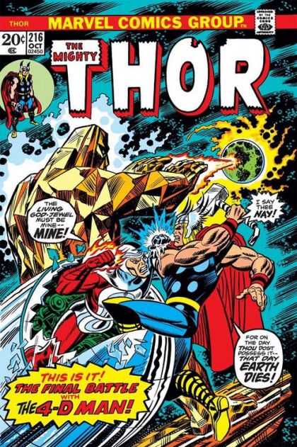 Thor, Vol. 1 Where Chaos Rules! |  Issue#216A | Year:1973 | Series: Thor | Pub: Marvel Comics | Regular Edition